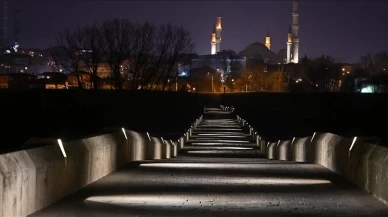 Edirne’nin tarihi köprüleri güneşle ışıl ışıl