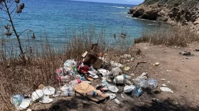 Kurban Bayramı tatili bitti, Bodrum’da tatilcilerden geriye çöpleri kaldı