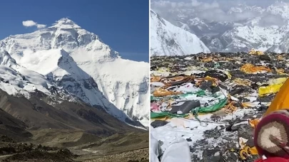 Himalaya Dağları, Devasa Çöp Yığınına Dönüştü: Dağcılar Çevre Kirliliğiyle Mücadele Ediyor