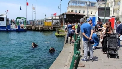 Marmara Denizi’nde Dip Temizliği: Dalgıçlar Denizden Büyülü Muskalar Çıkardı