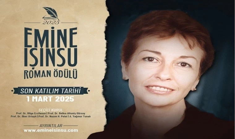 2025 Emine Işınsu Roman Ödülü Başvuru Tarihleri