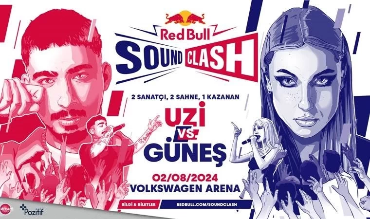 Uzi ve Güneş, 2 Ağustos'ta Red Bull SoundClash'te