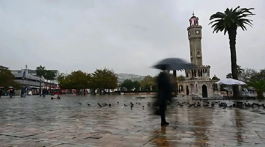 İzmir’e Gök Gürültülü Sağanak Uyarısı