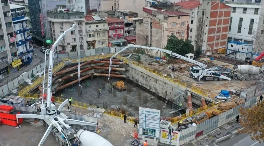 Konak Belediyesi’nin Yeni Hizmet Binasında Temel Atıldı