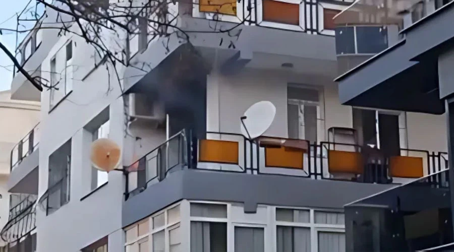 İzmir'de Apartmanda Mangal Faciası