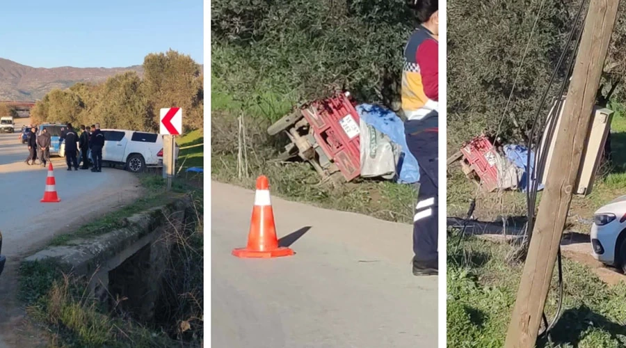 İzmir Kiraz’da Kahreden Kaza