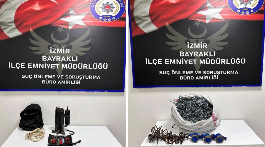 İzmir Bayraklı’da Hırsızlık Operasyonu