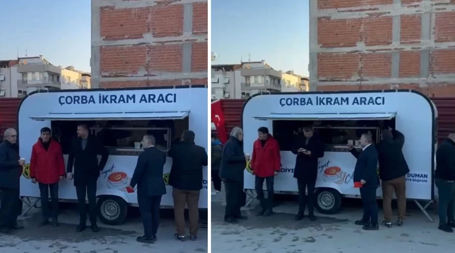 Buca Belediye Başkanı Görkem Duman’dan Sıcak Çorba İkramı