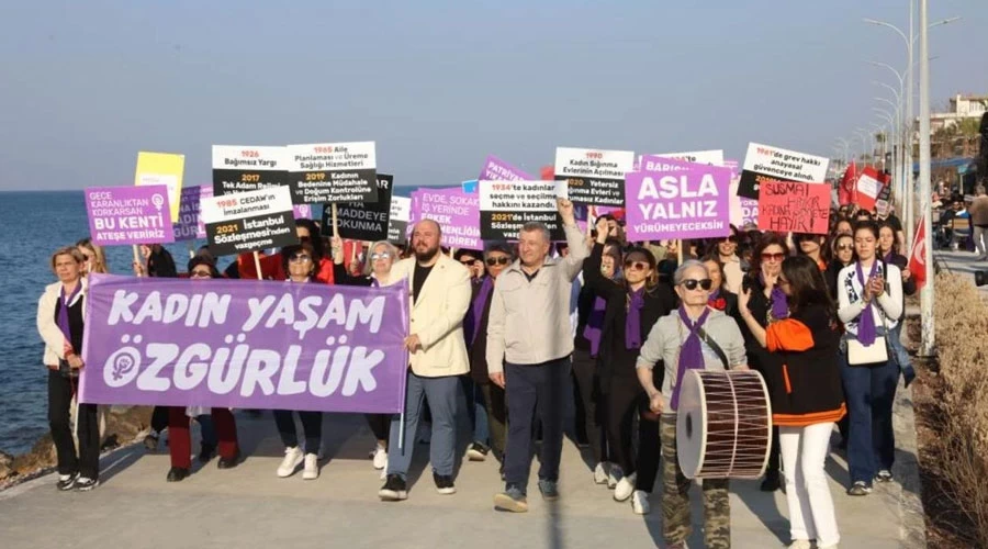 Güzelbahçe’de 8 Mart Anması